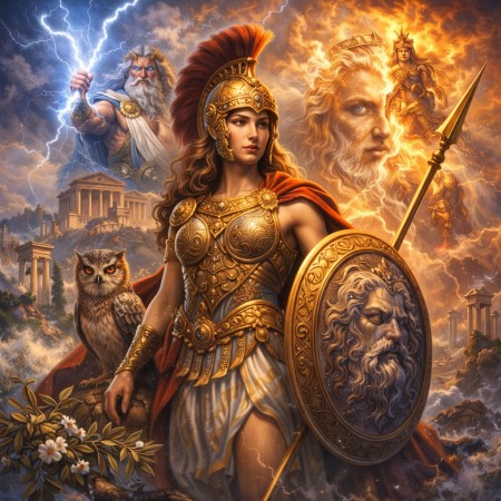 Афина: стратегия, мудрость и рождение без матери