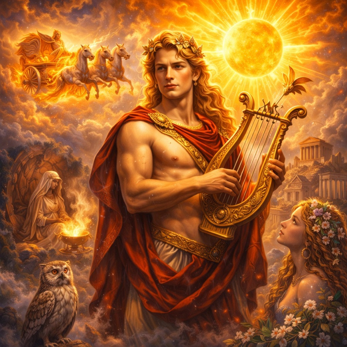 Аполлон: свет, пророчества и опасная красота бога солнца
