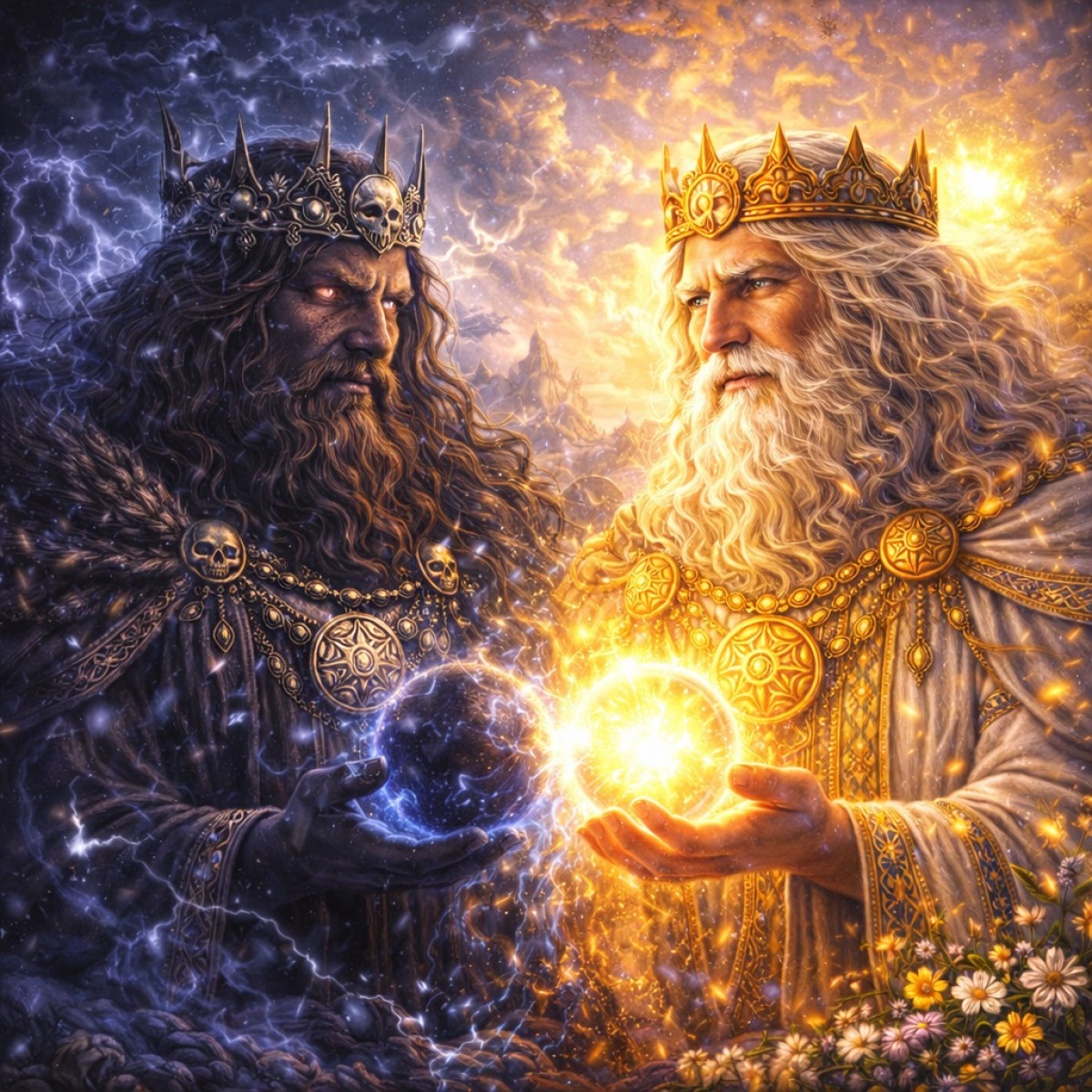 Чернобог и Белобог: дуализм или поздний миф