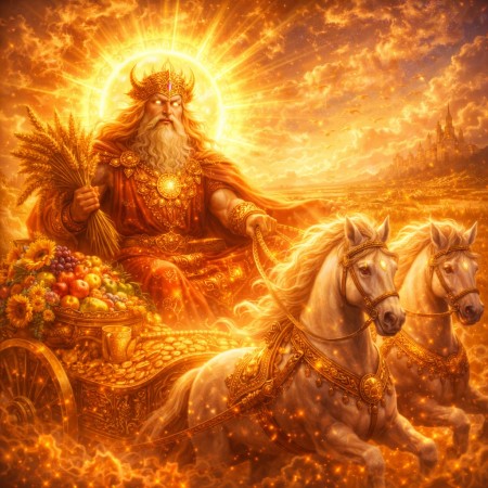 Даждьбог: солнечный кормилец и покровитель достатка