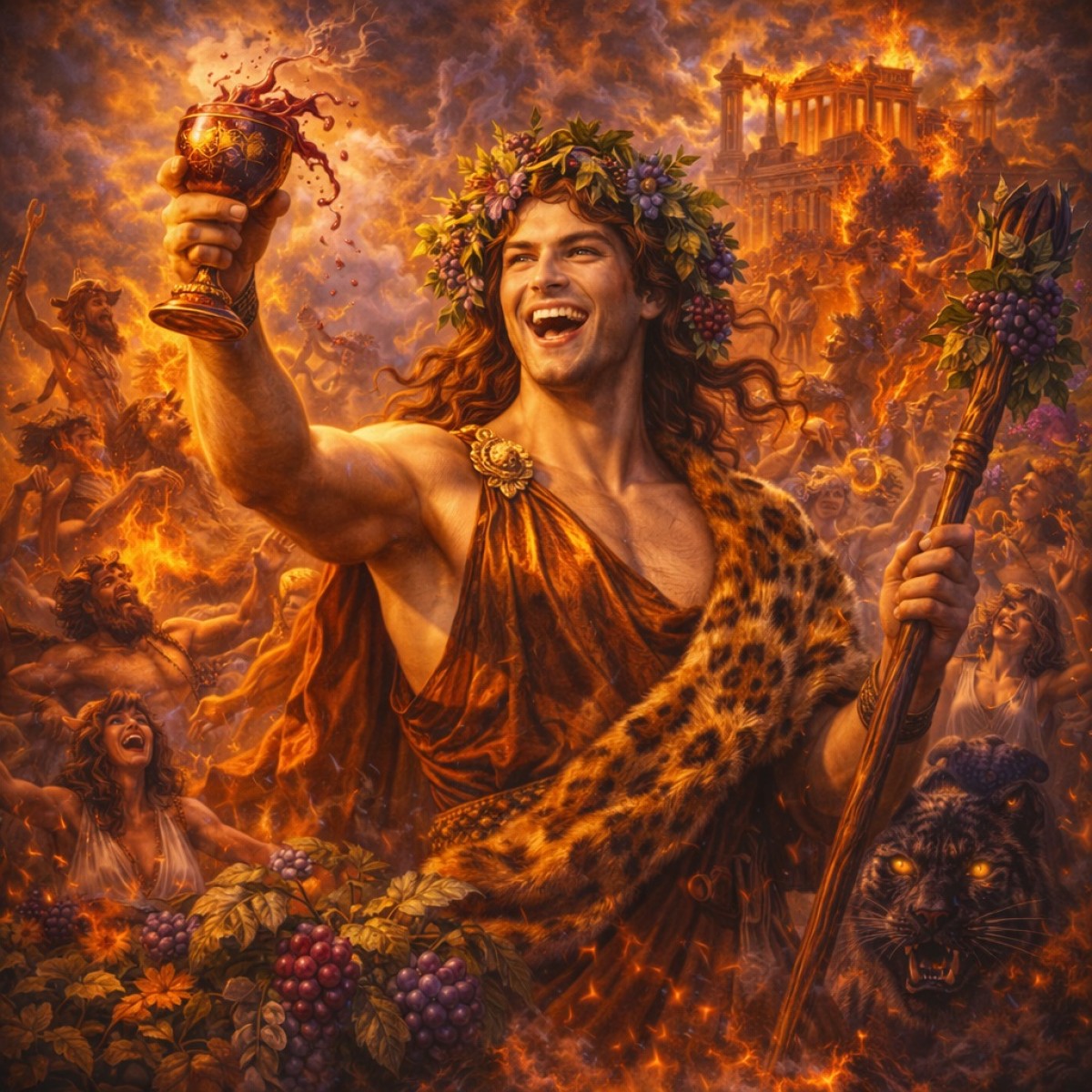 Дионис: безумие, вино и освобождение от страха