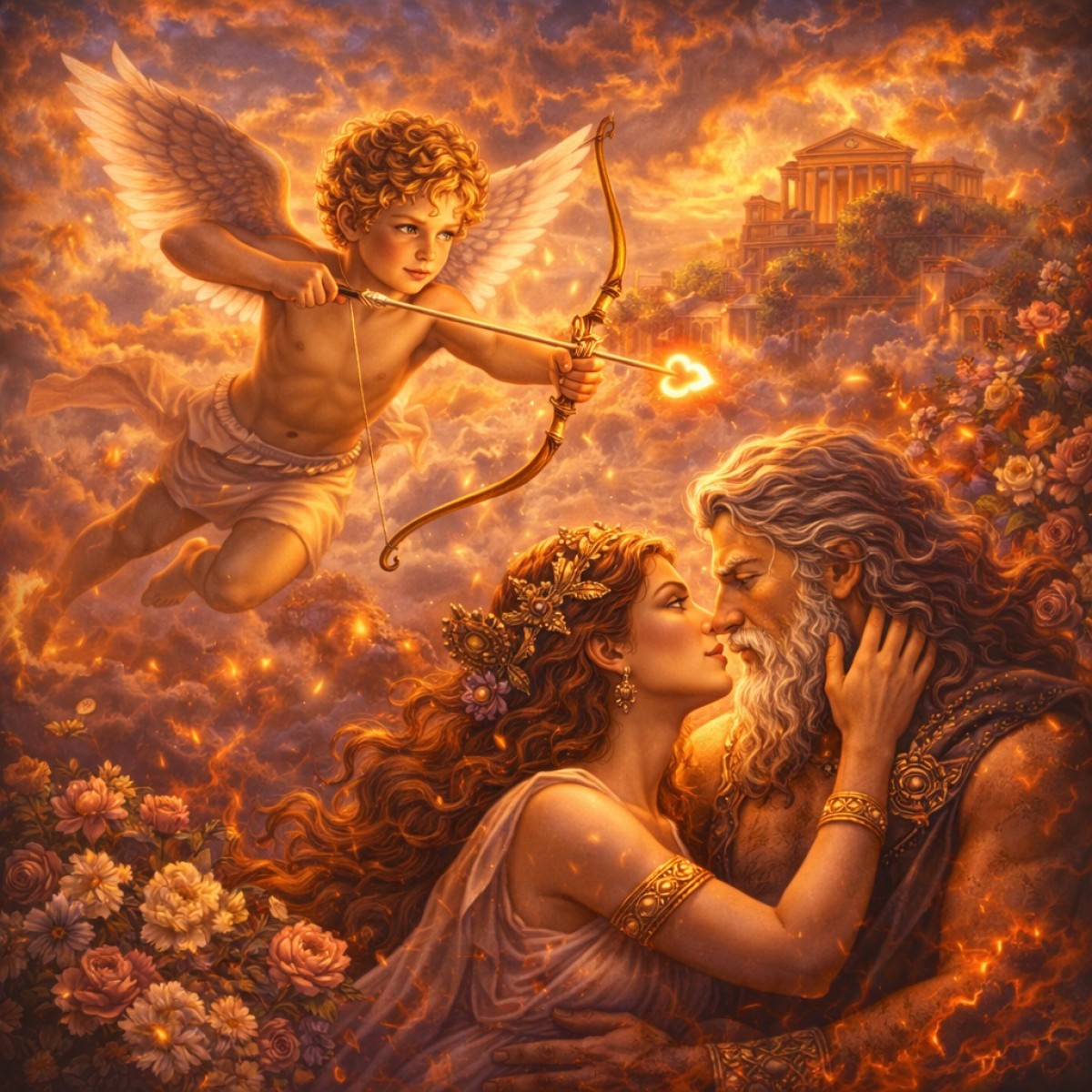 Эрос: стрелы желания, меняющие судьбы богов