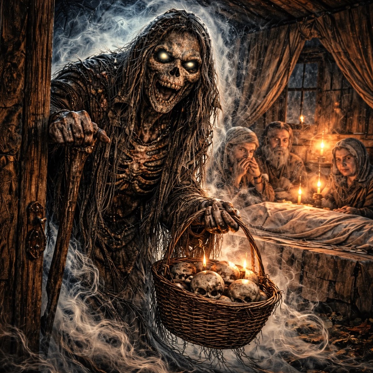 Костяной гость: образ в погребальных песнях