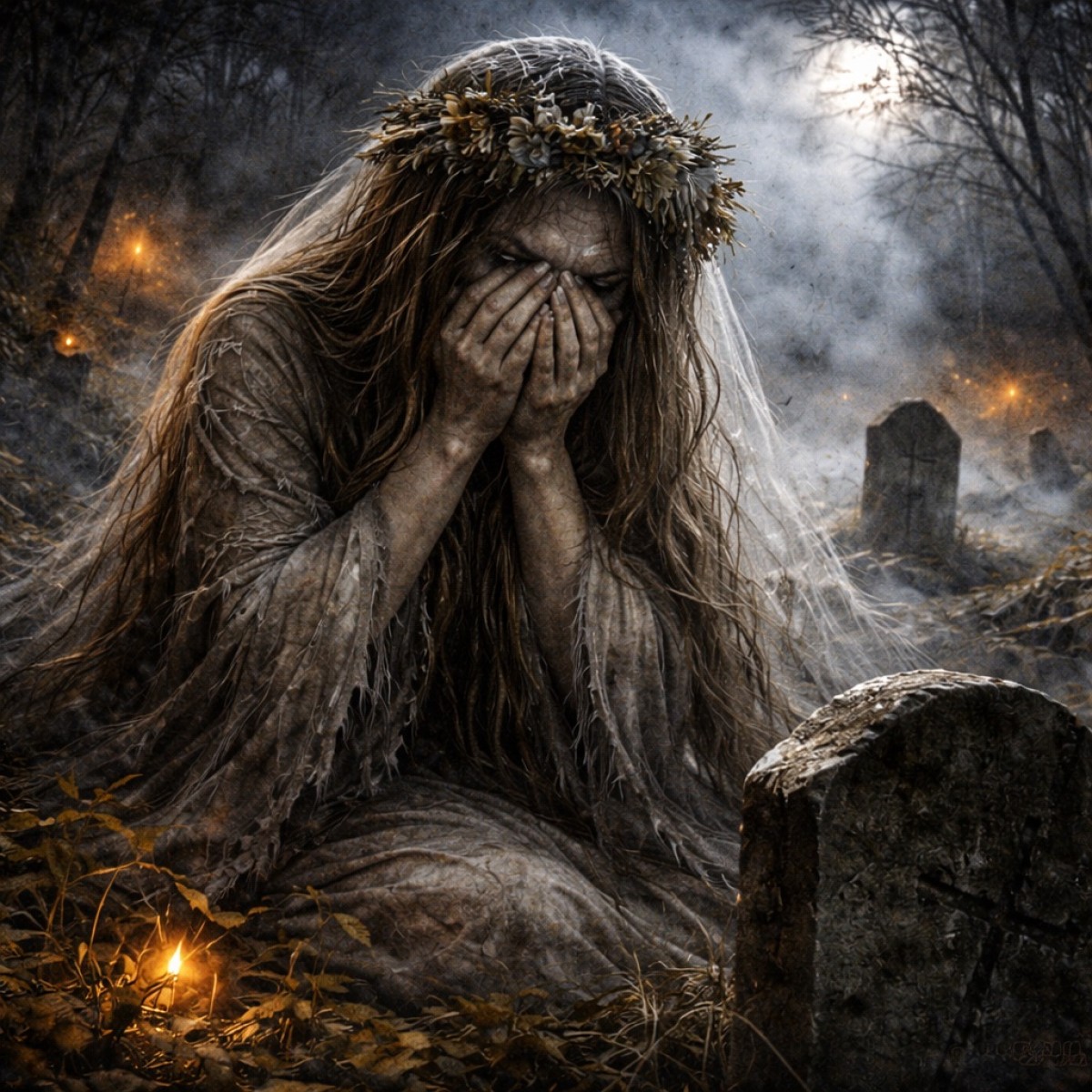 Мать-плакальщица: существо погребальных полей