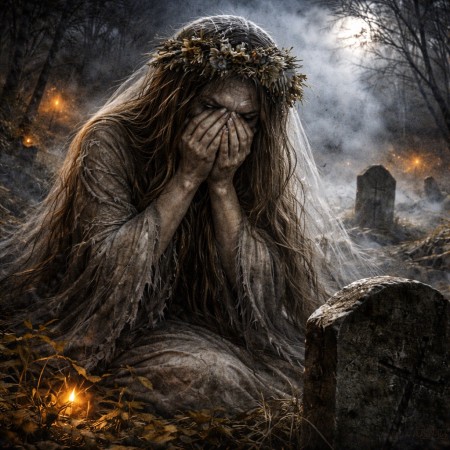 Мать-плакальщица: существо погребальных полей