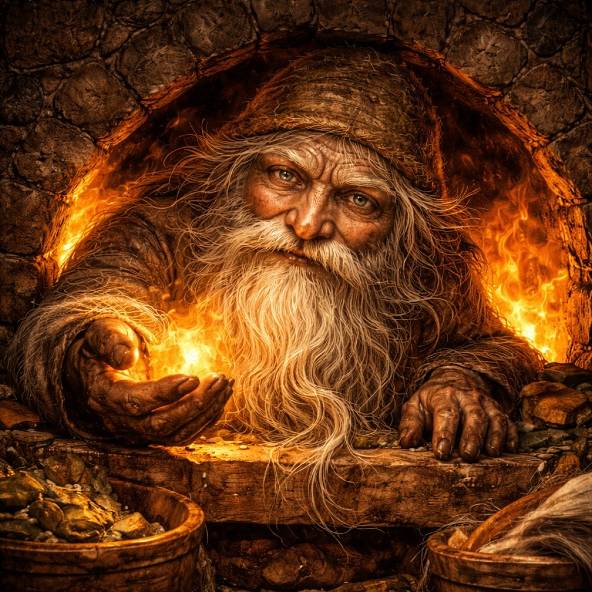 Печной старец: дух тепла и памяти