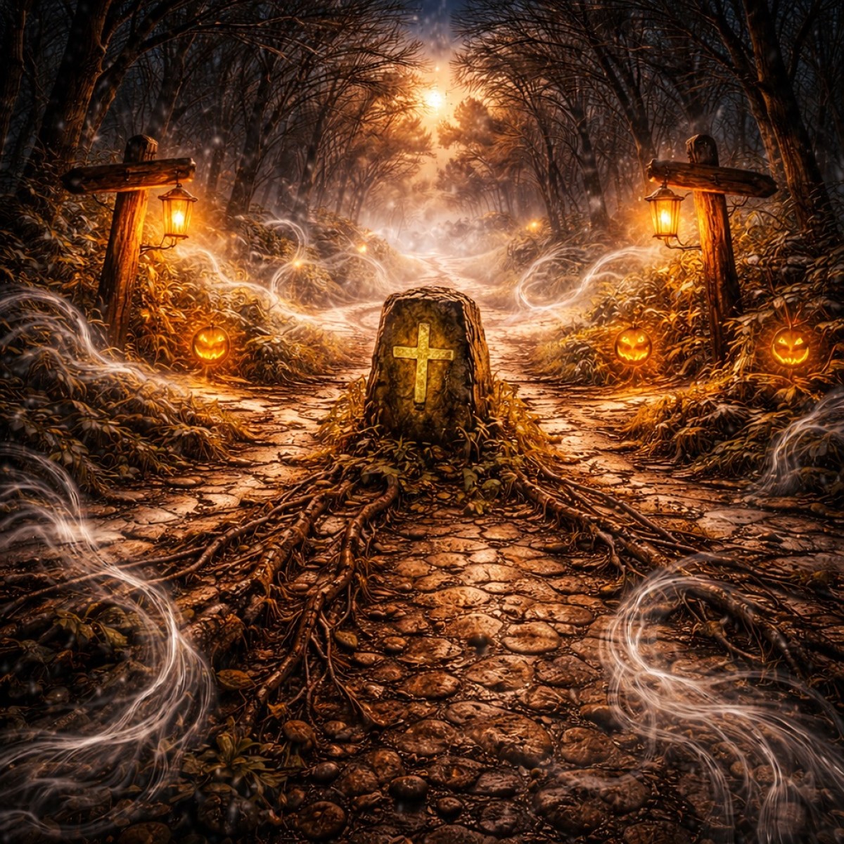 Перекрёсток как место силы и страха