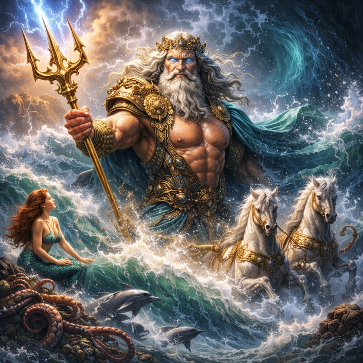 Посейдон: морской бог, которого боялись даже боги