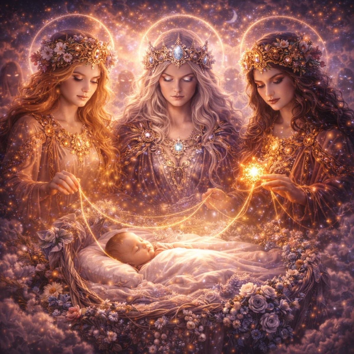 Рожаницы: судьбы, что приходят к колыбели