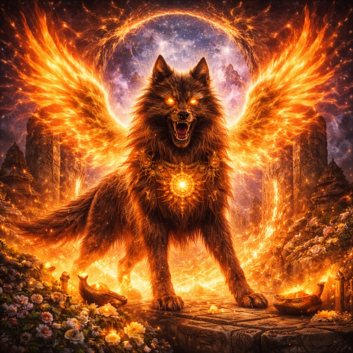 Семаргл: огненный пёс между мирами