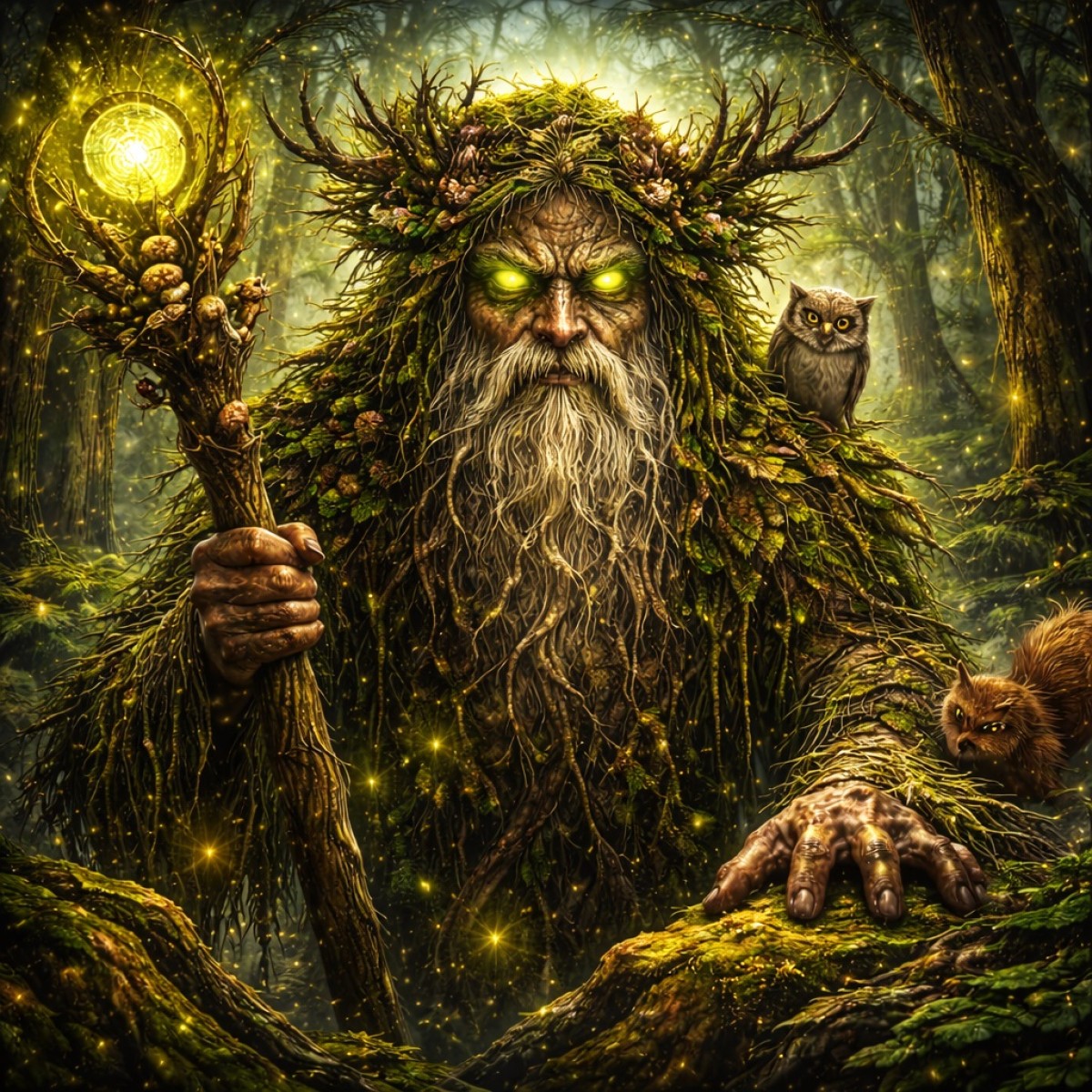 Зелёный старец: образ древнего лесного хранителя