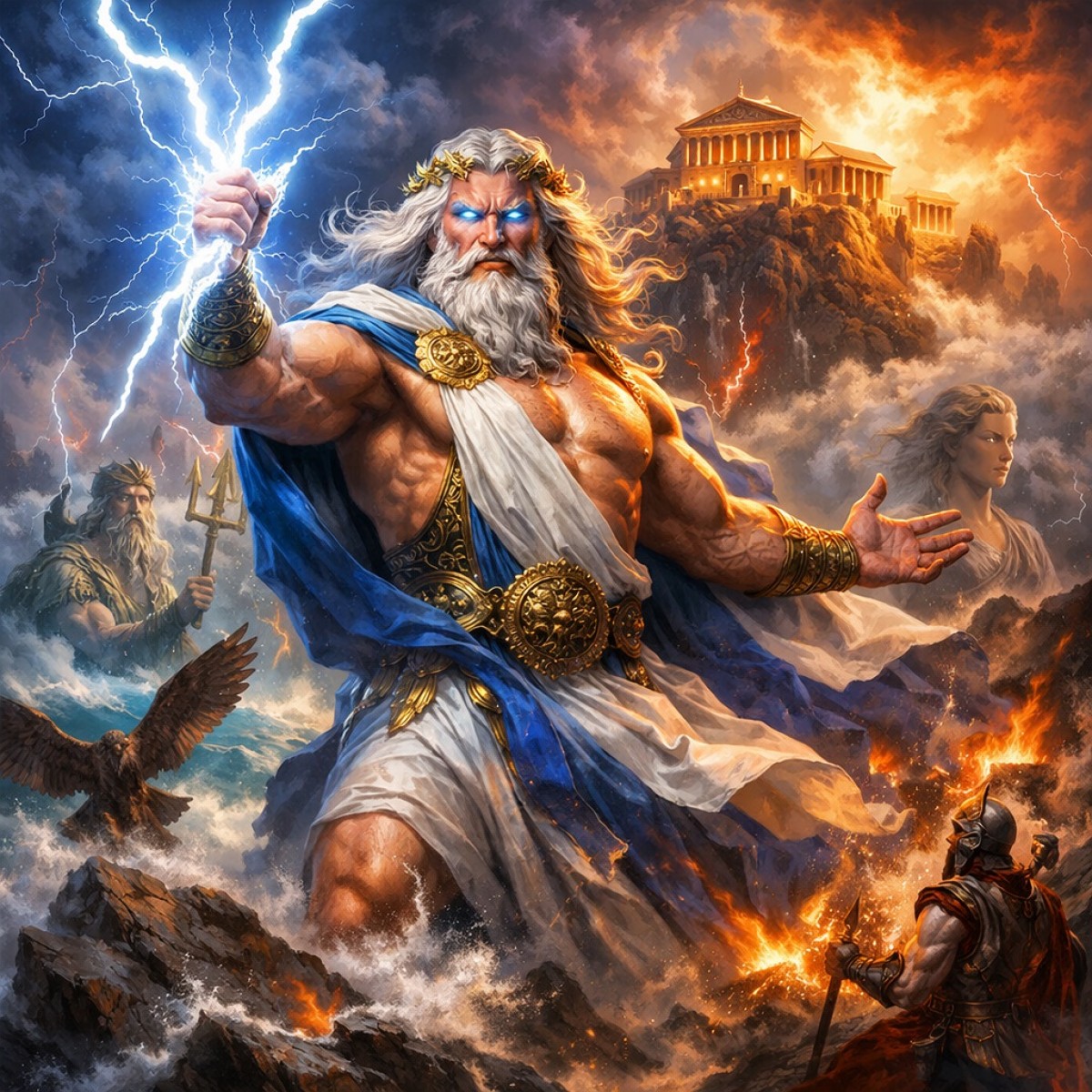 Зевс-громовержец: как владыка Олимпа удерживал власть среди богов