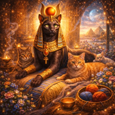 Бастет: кошачья богиня защиты и домашнего уюта
