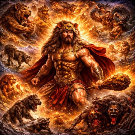 Геракл: 12 подвигов и цена силы — где почитать мифы кратко Геракл: 12 подвигов и цена силы — где почитать мифы кратко