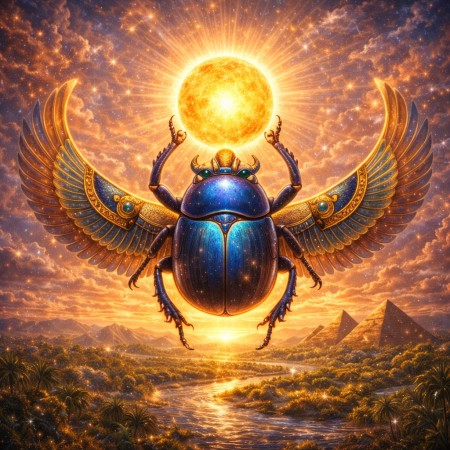 Хепри: утренний бог-скарабей и символ возрождения