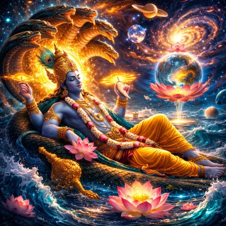 Нараяна: космический Вишну и океан, где рождаются миры