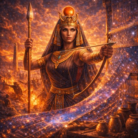 Нейт: древняя богиня войны и ткачества