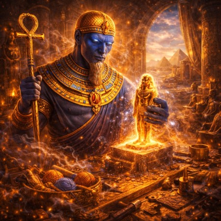 Птах: бог-создатель и покровитель ремесленников