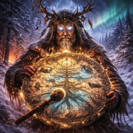 Шаманский бубен как карта мира: что на нём слышали предки